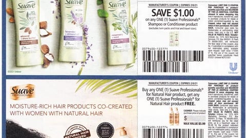 Suave 'Natural Ingredients' FSI